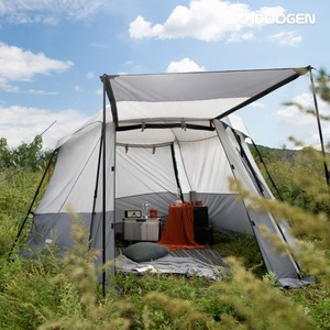 A-TEN 원터치 자동 텐트 자립형 돔 쉘터 [라이트그레이]