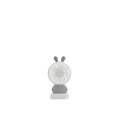 아이두젠 동물원 LED 선풍기 [토끼/그레이]